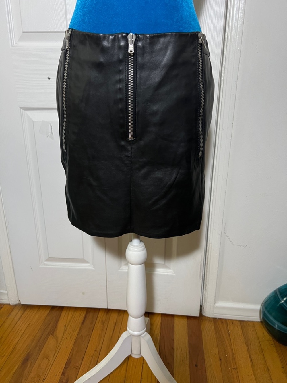 The KOOPLES Lamb Leather Mini Skirt Women’s Medium